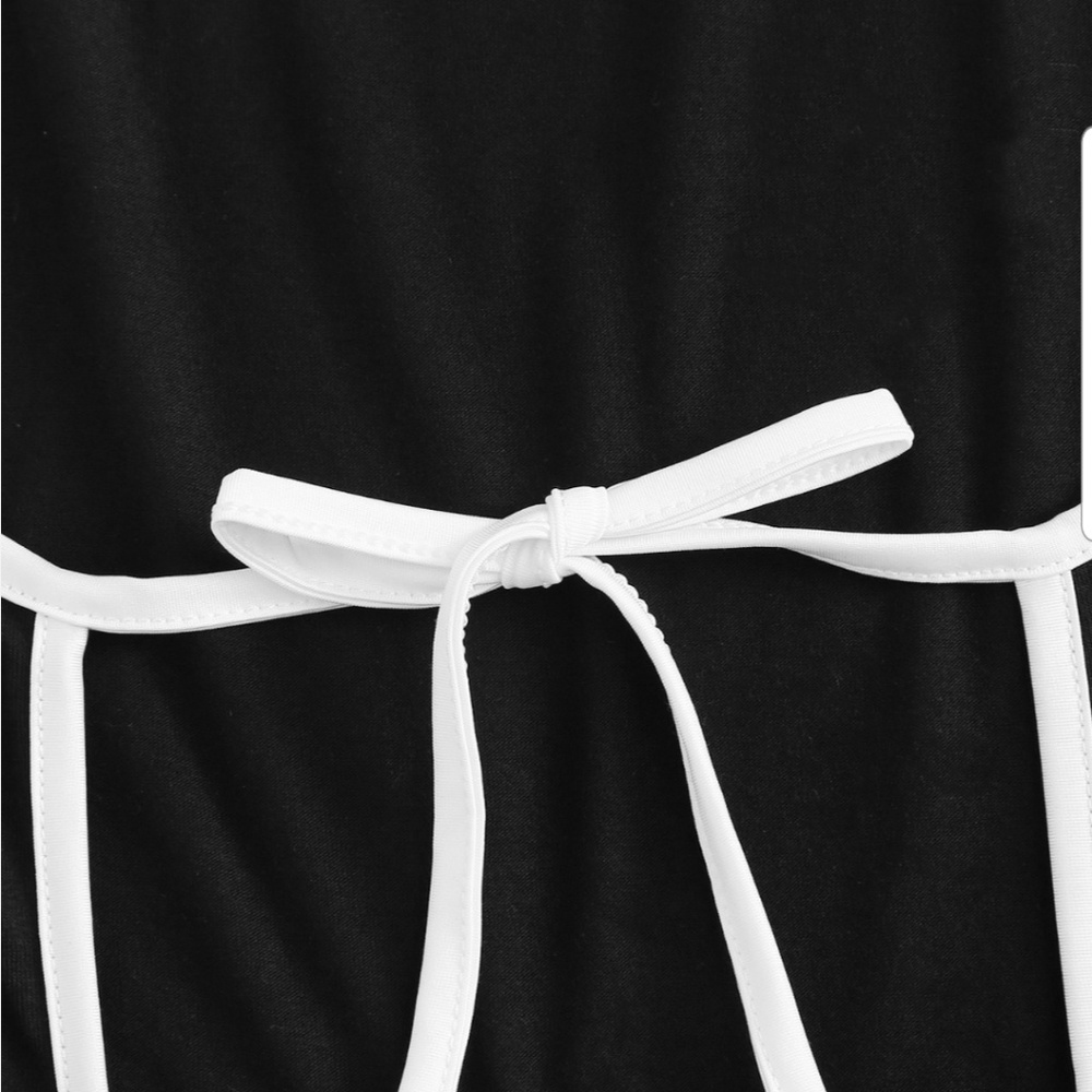Open Back Knot Halter Romper - Picture 3 of 7